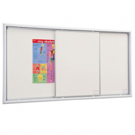 Space Saving Sliding Panel Whiteboard